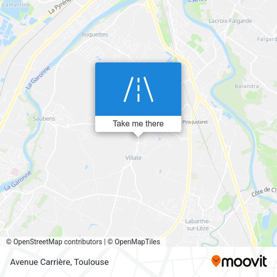 Avenue Carrière map
