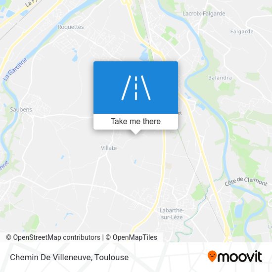 Chemin De Villeneuve map