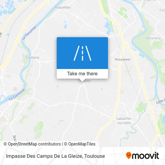 Impasse Des Camps De La Gleize map