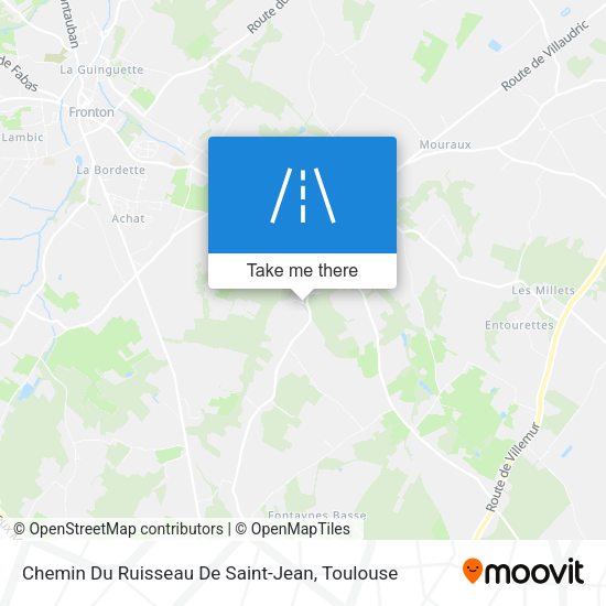 Chemin Du Ruisseau De Saint-Jean map