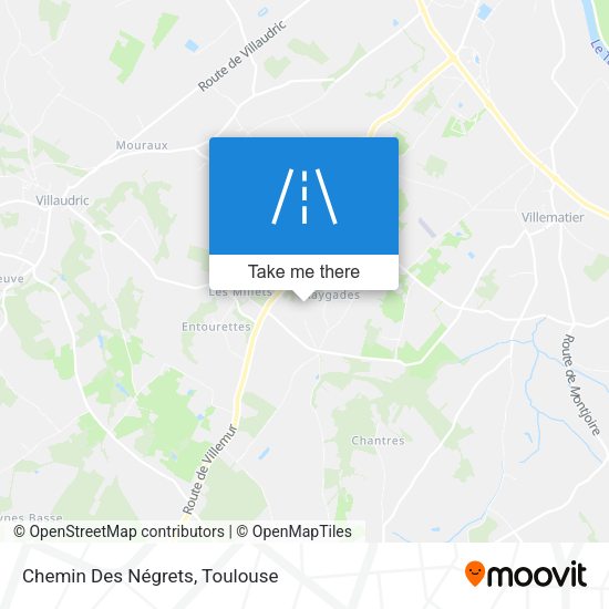 Chemin Des Négrets map