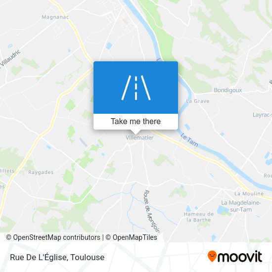 Rue De L'Église map