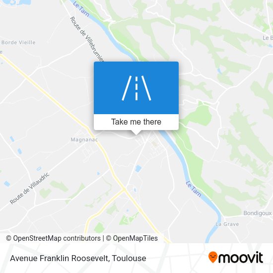 Avenue Franklin Roosevelt map