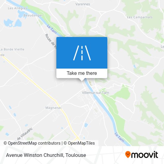 Avenue Winston Churchill map
