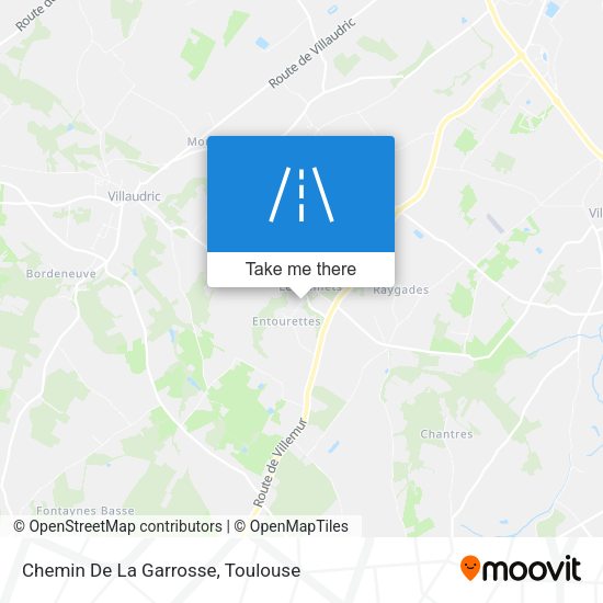 Chemin De La Garrosse map