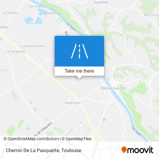 Chemin De La Pasquette map