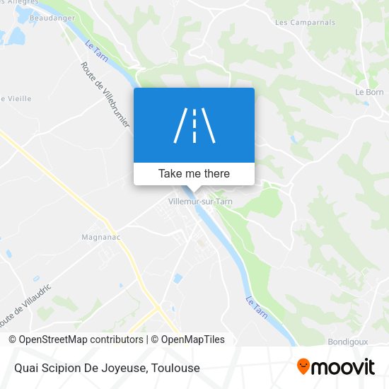 Quai Scipion De Joyeuse map