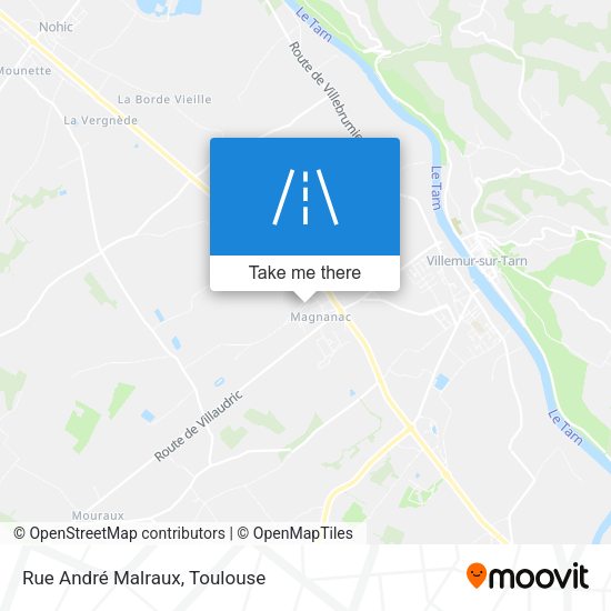 Rue André Malraux map