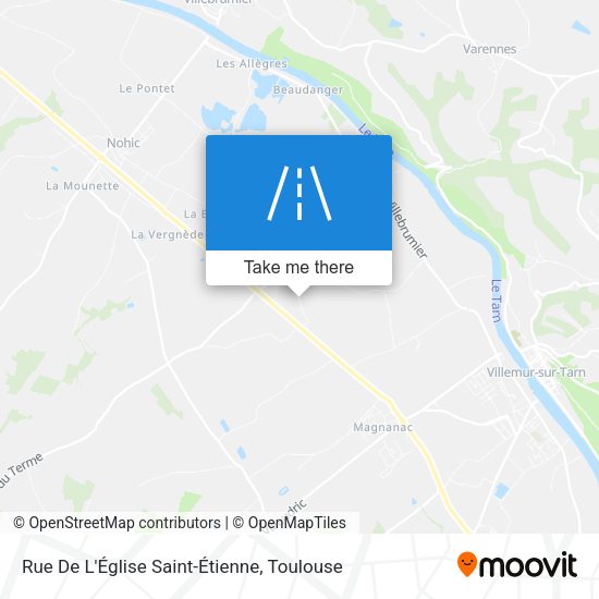 Rue De L'Église Saint-Étienne map