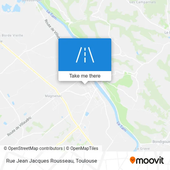 Rue Jean Jacques Rousseau map