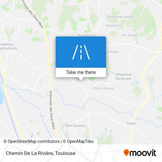 Chemin De La Rivière map