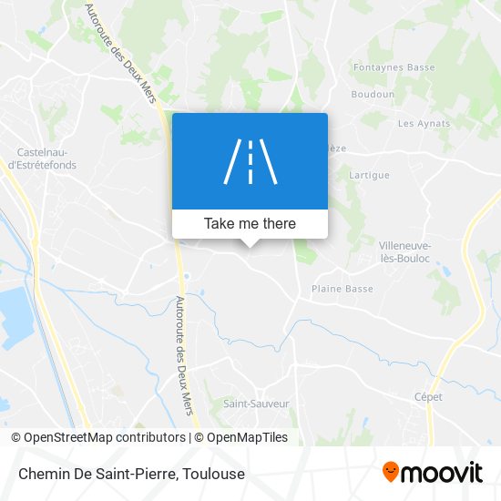 Chemin De Saint-Pierre map