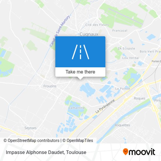 Impasse Alphonse Daudet map