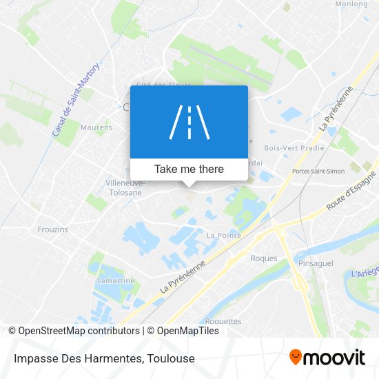Impasse Des Harmentes map