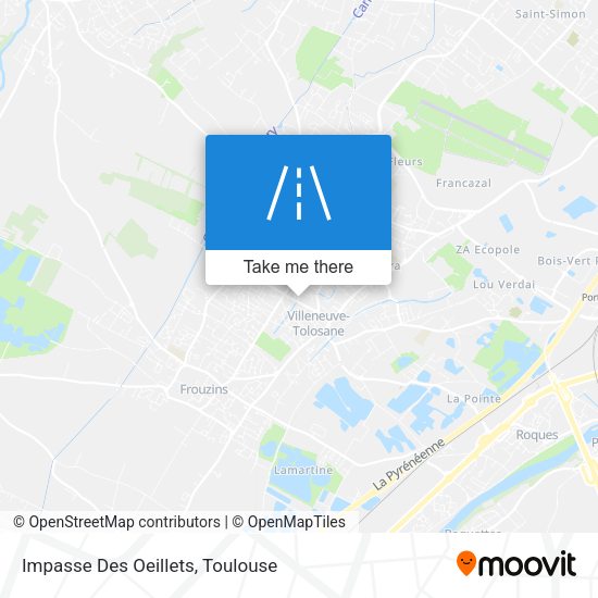 Impasse Des Oeillets map