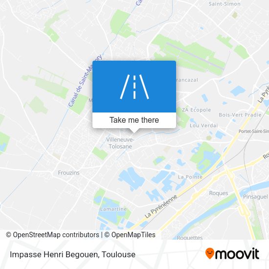 Impasse Henri Begouen map