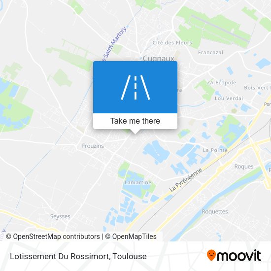Lotissement Du Rossimort map