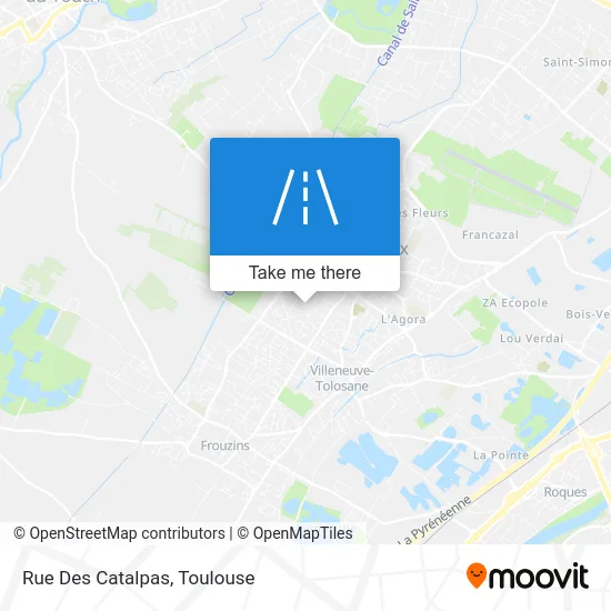 Rue Des Catalpas map