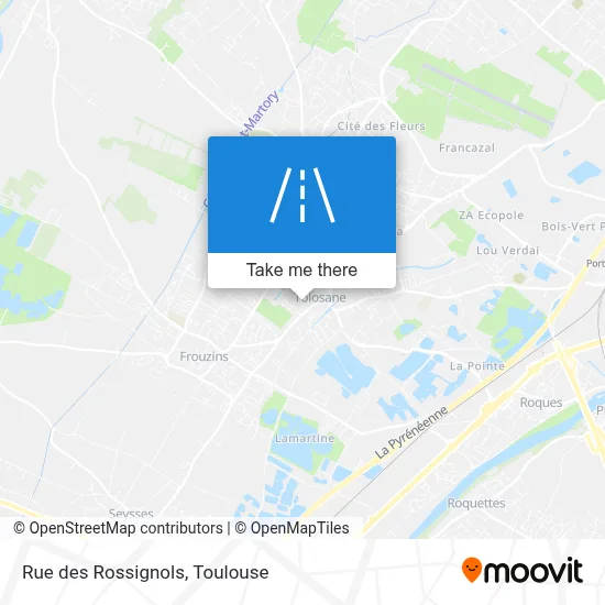 Rue Des Rossignols map