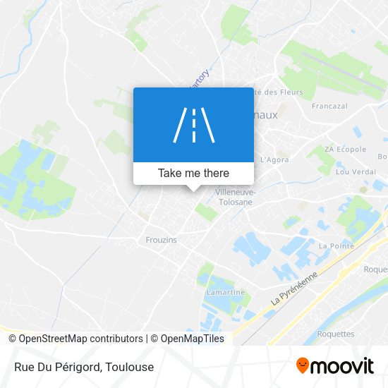 Rue Du Périgord map