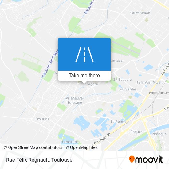 Rue Félix Regnault map