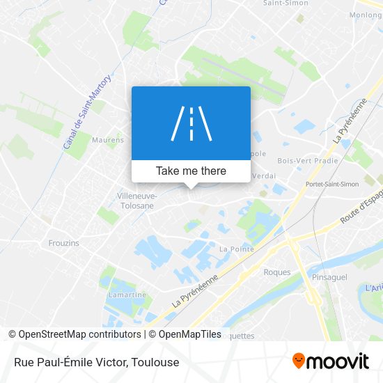 Rue Paul-Émile Victor map