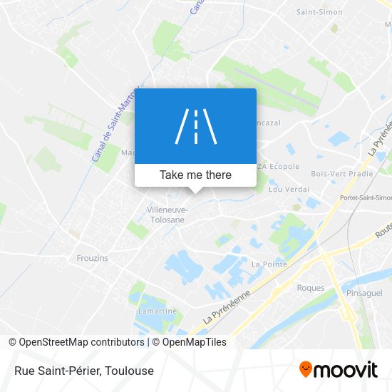 Rue Saint-Périer map
