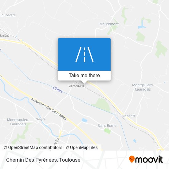 Chemin Des Pyrénées map