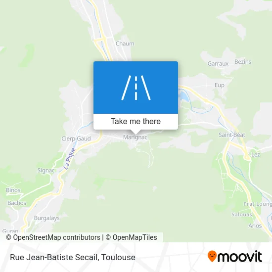 Rue Jean-Batiste Secail map