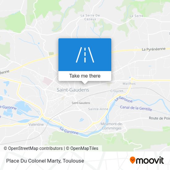 Place Du Colonel Marty map