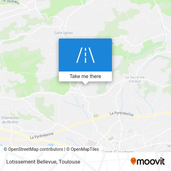 Lotissement Bellevue map