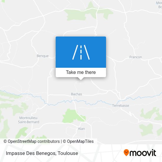 Impasse Des Benegos map