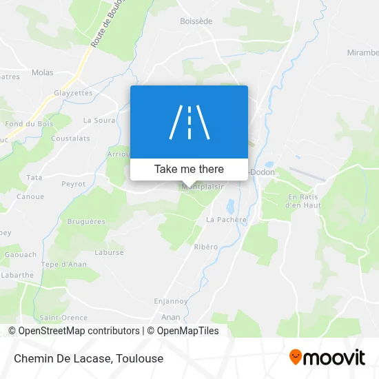 Chemin De Lacase map