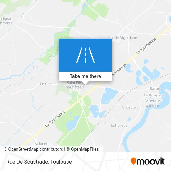 Rue De Soustrade map