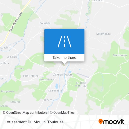 Lotissement Du Moulin map
