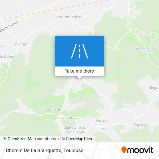 Chemin De La Branquette map