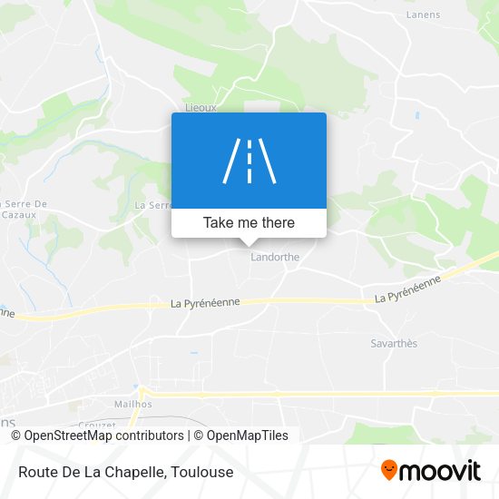 Route De La Chapelle map