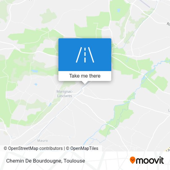 Chemin De Bourdougne map