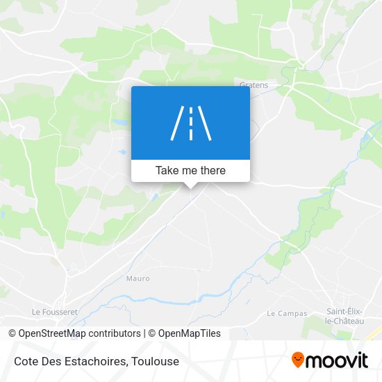 Cote Des Estachoires map