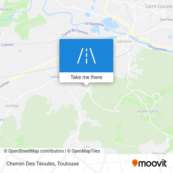 Chemin Des Téoulés map
