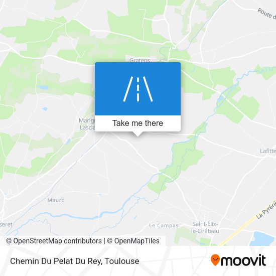 Chemin Du Pelat Du Rey map