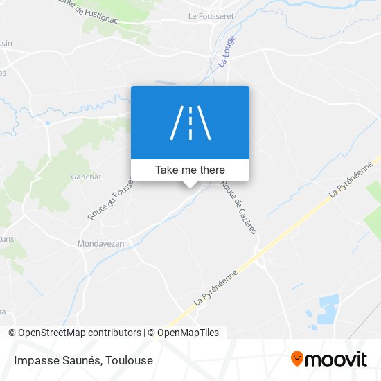 Impasse Saunés map