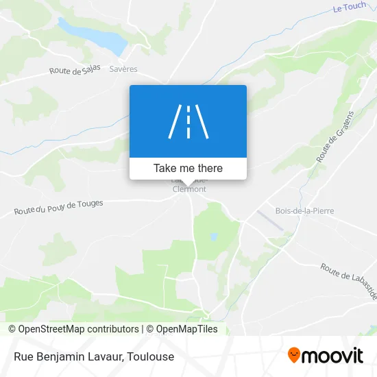 Rue Benjamin Lavaur map