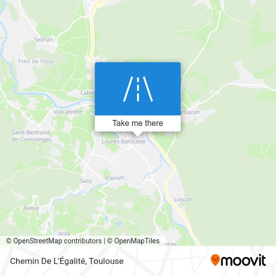 Chemin De L'Égalité map