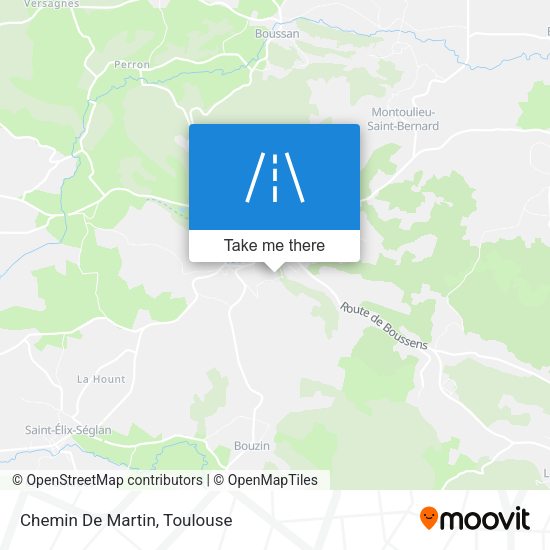 Chemin De Martin map