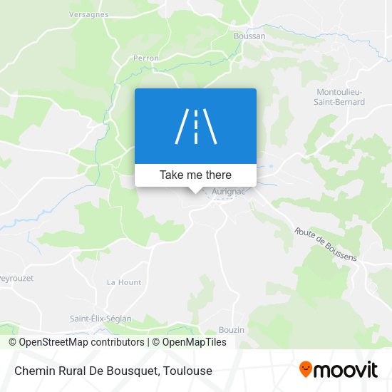 Chemin Rural De Bousquet map