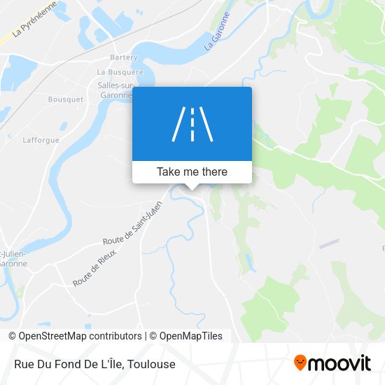 Rue Du Fond De L'Île map