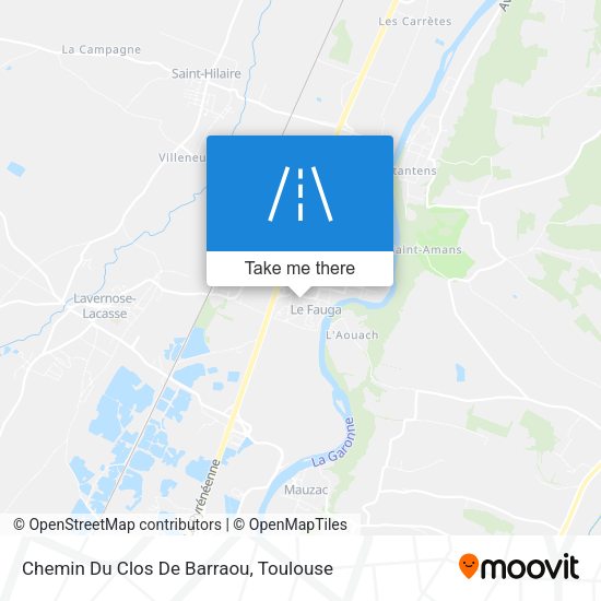 Chemin Du Clos De Barraou map