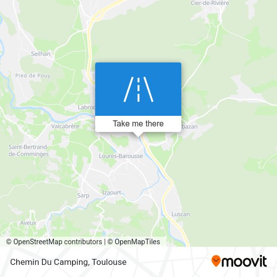 Chemin Du Camping map