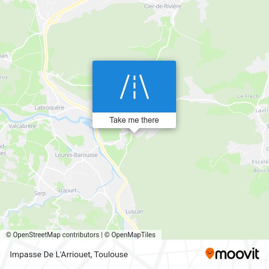 Impasse De L'Arriouet map